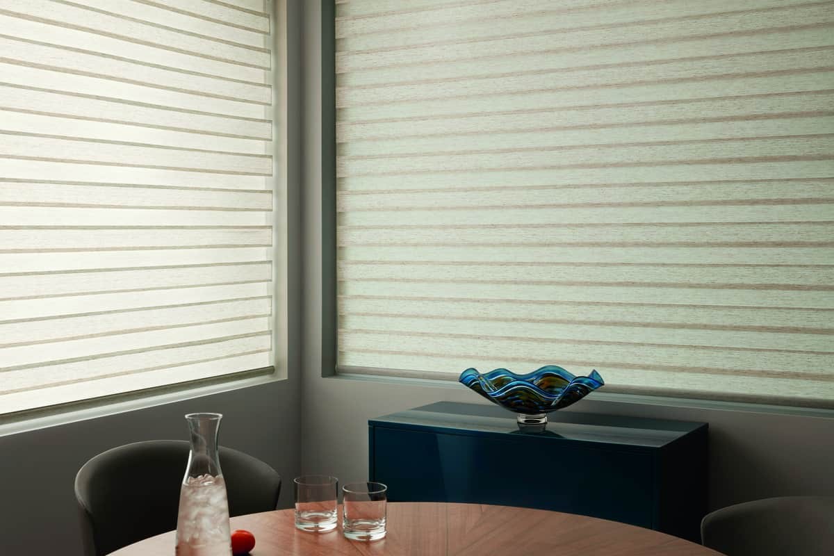 Hunter Douglas Roller Shades near Kent, Washington (WA) for homes including Designer Banded Shades