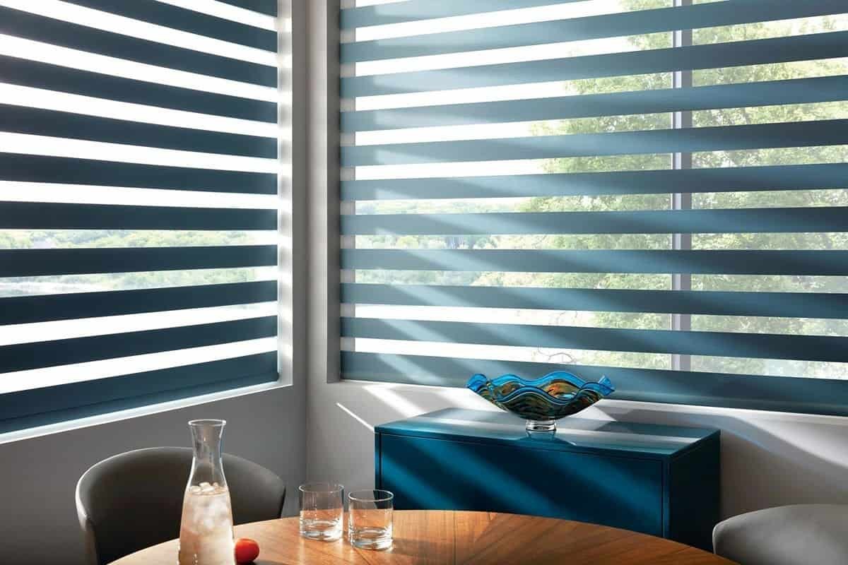 Designer Banded Shades from Hunter Douglas at Geneva’s Interiors near Federal Way, Washington (WA)